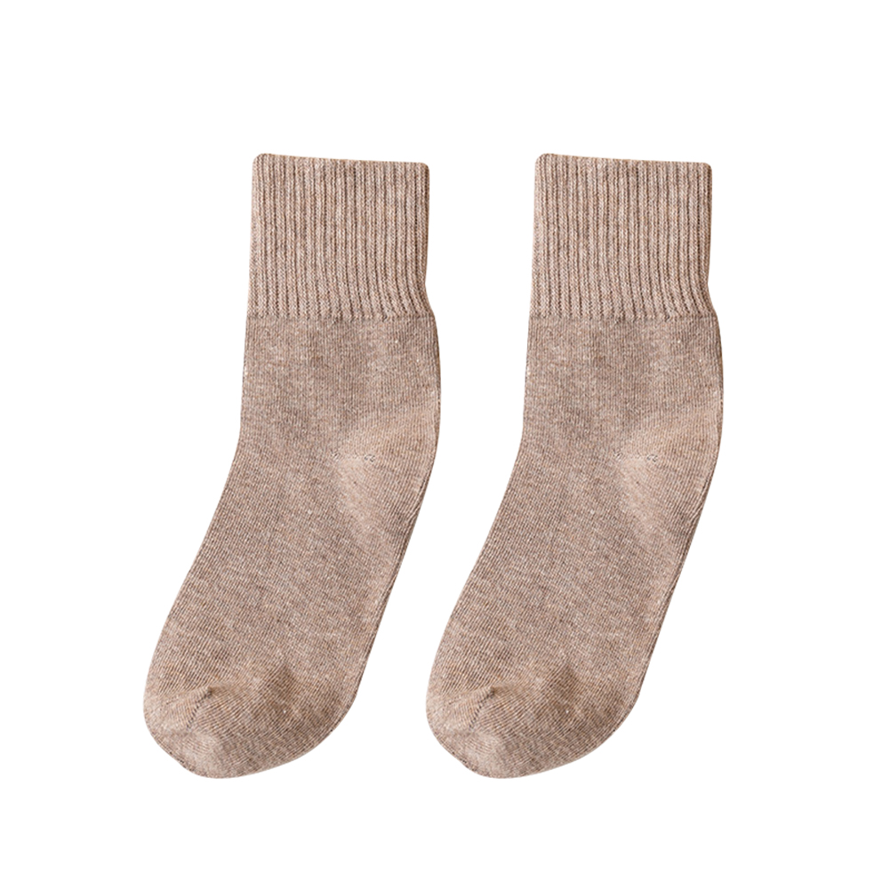 Tất cotton 100% màu trơn phong cách thời trang thu đông