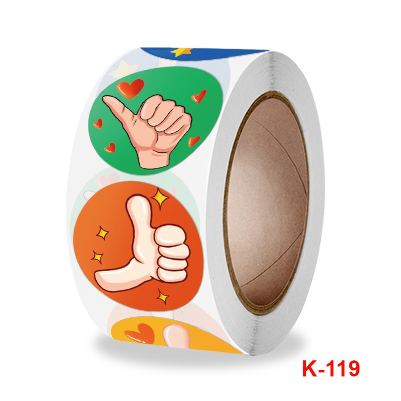 Set 500 Miếng Dán Hình Ngón Tay Đáng Yêu