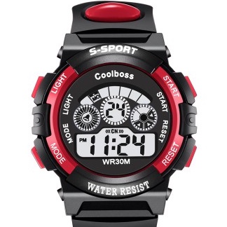 Đồng hồ điện từ trẻ em TRAI GÁI Coolboss NEW 2022 - Đồng hồ điện tử Coolboss - Tặng hoopk + Pin
