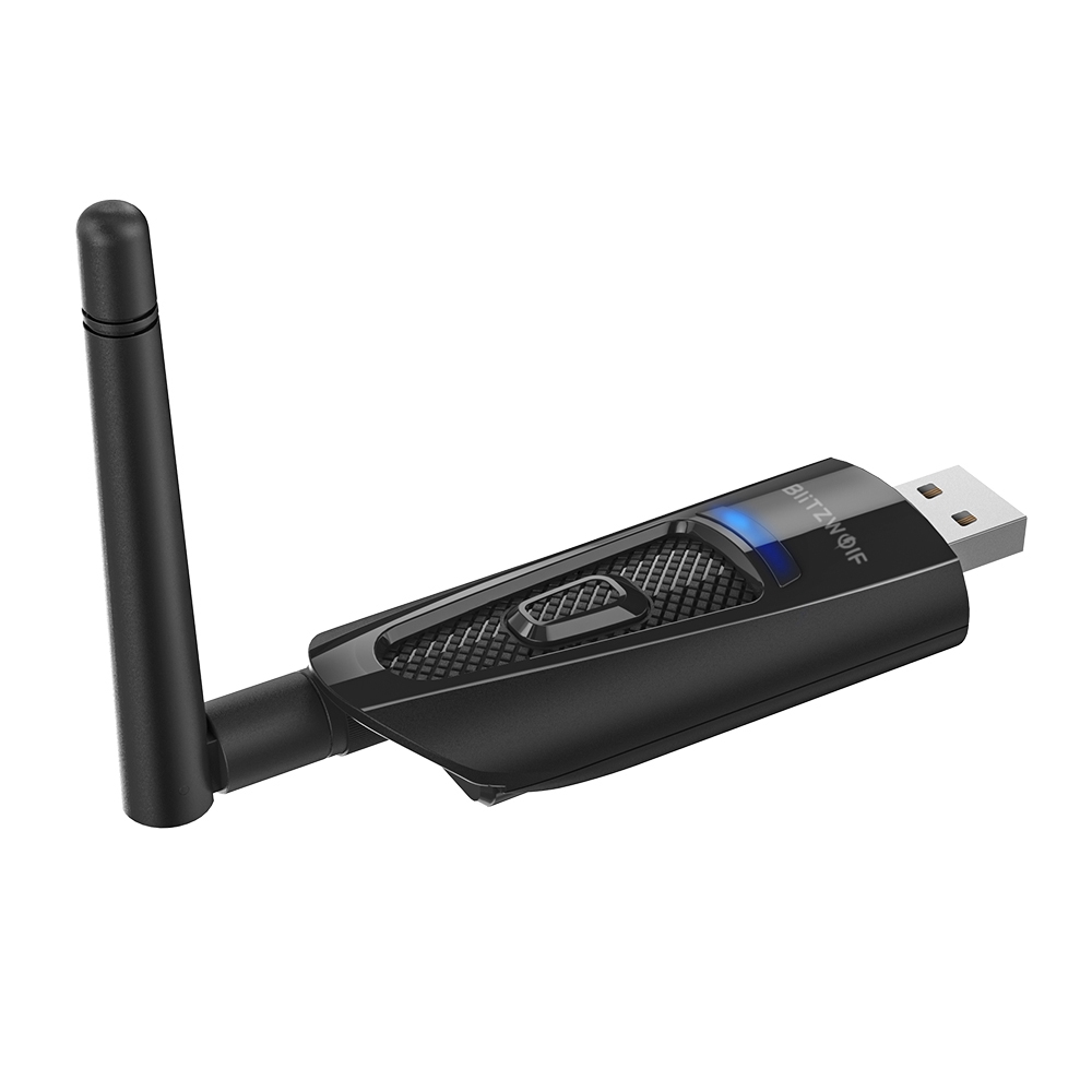 [ele] BlitzWolf® BW-BR1 Pro Wireless USB bluetooth V5.0 Receiver Audio Transmitter 2 in 1 Adapter