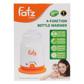 Máy hâm sữa và thức ăn siêu tốc 4 chức năng Fatzbaby
