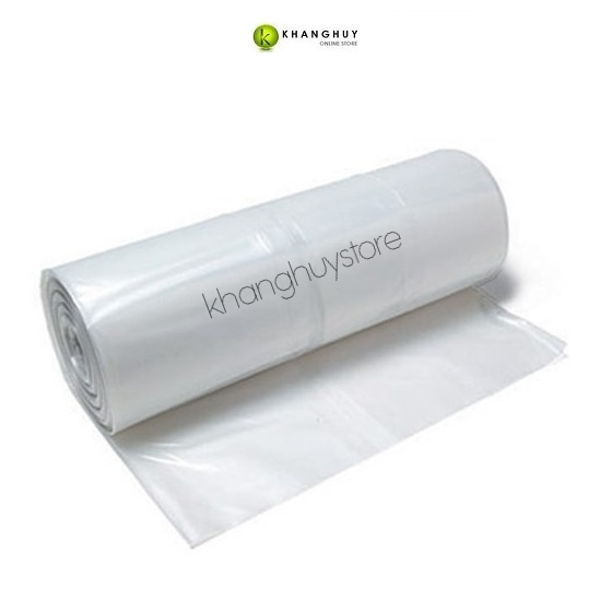Cuộn PE ống không đáy, dày 3 zem, 12 kg rộng từ 35cm đến 60cm, bảo quản vải giấy quần áo vật dụng