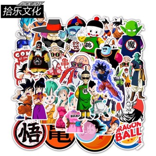 COMBO 10 MIẾNG DÁN ĐÀN STICKER ONE PIECE -DRAGON BALL SUPER