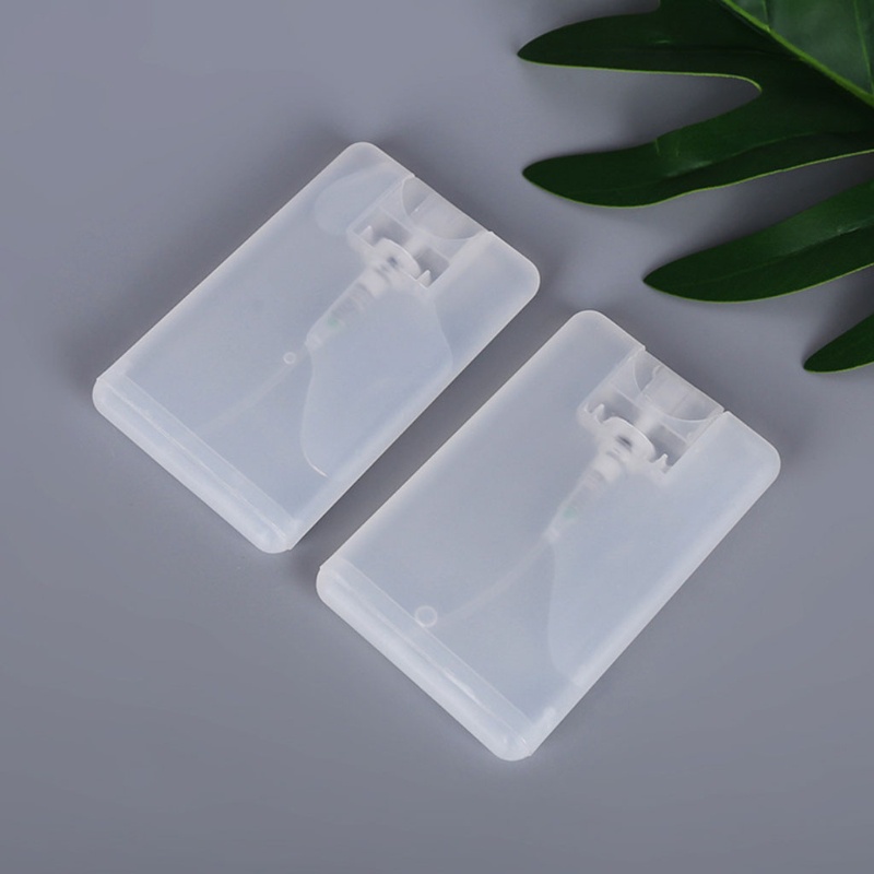 Chai Xịt Rỗng 20ml Hình Thẻ Bài Mini Bằng Nhựa Dùng Đựng Mỹ Phẩm Khi Đi Du Lịch