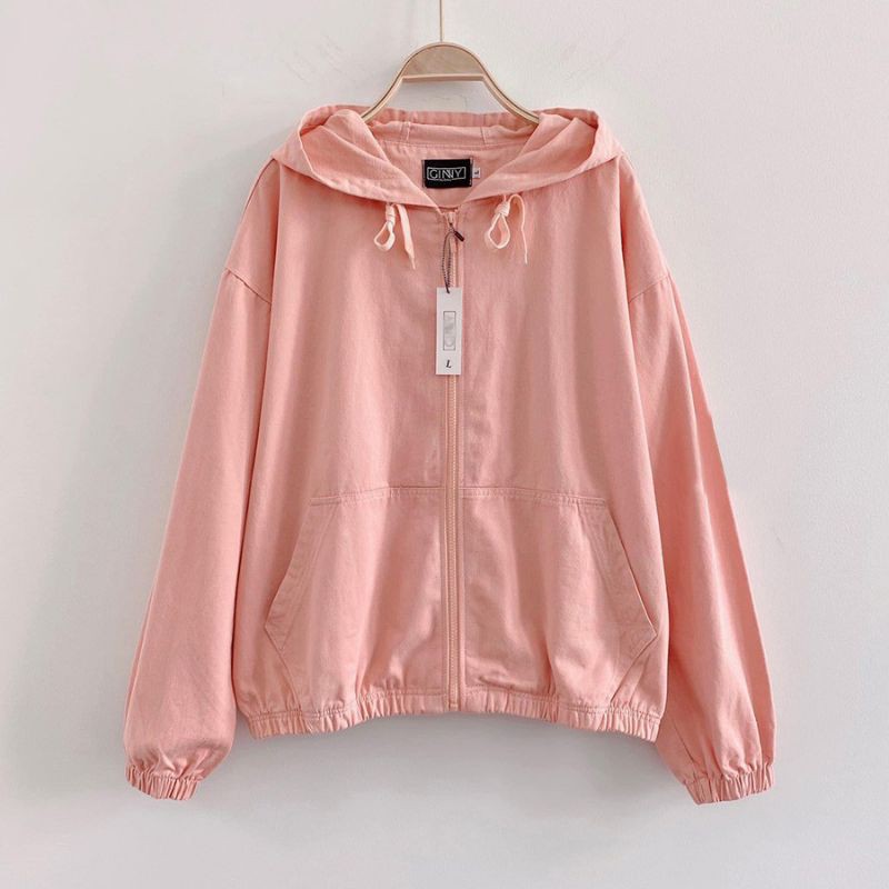 (FREESHIP) ❤ ÁO KHOÁC KAKI 1 LỚP THE BASIC KIỂU HOODIE | BigBuy360 - bigbuy360.vn