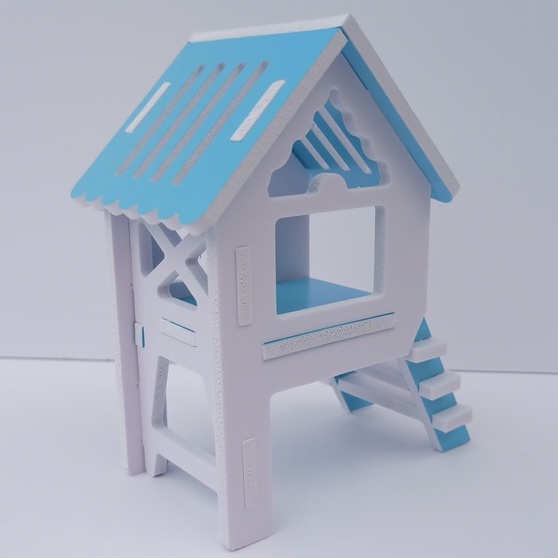 Nhà ngủ bãi biển cho hamster kích thước 13.5x6x10cm - XNTC08