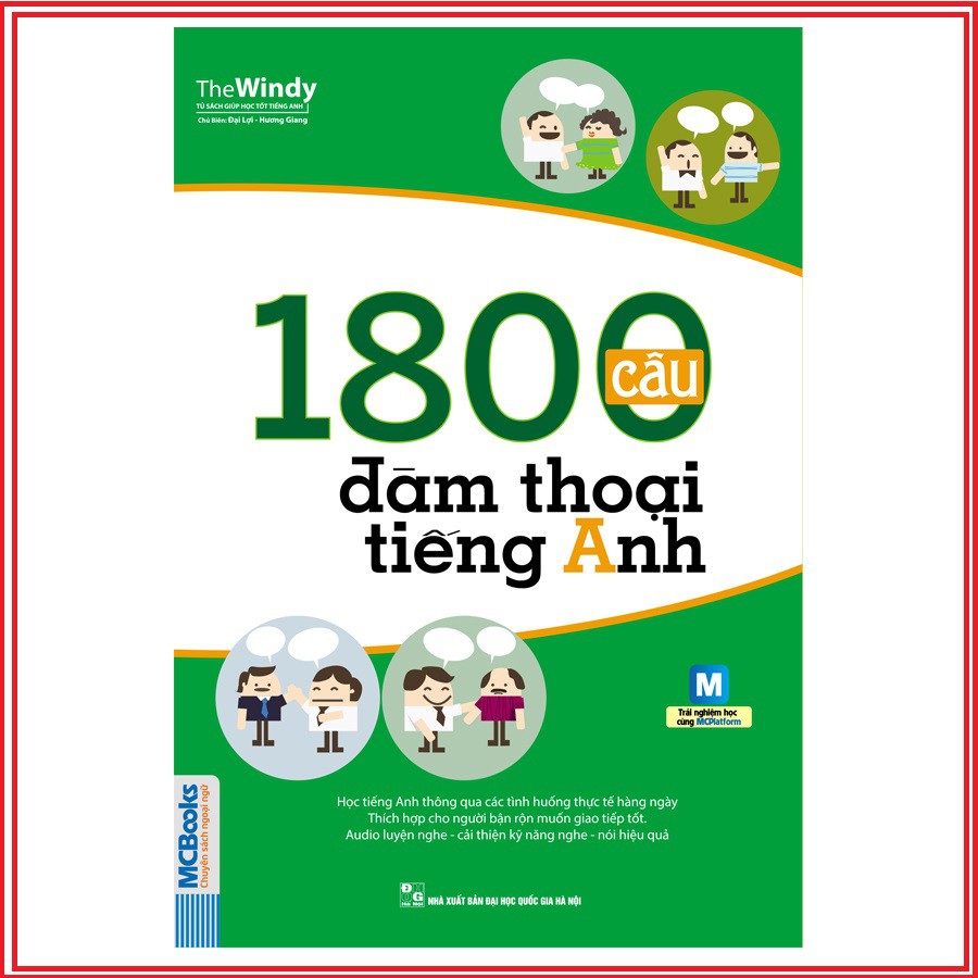 Sách - 1800 Câu Đàm Thoại Tiếng Anh