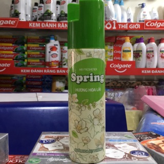 1 thùng (24 chai) xịt phòng Spring 280ml hương hoa lài