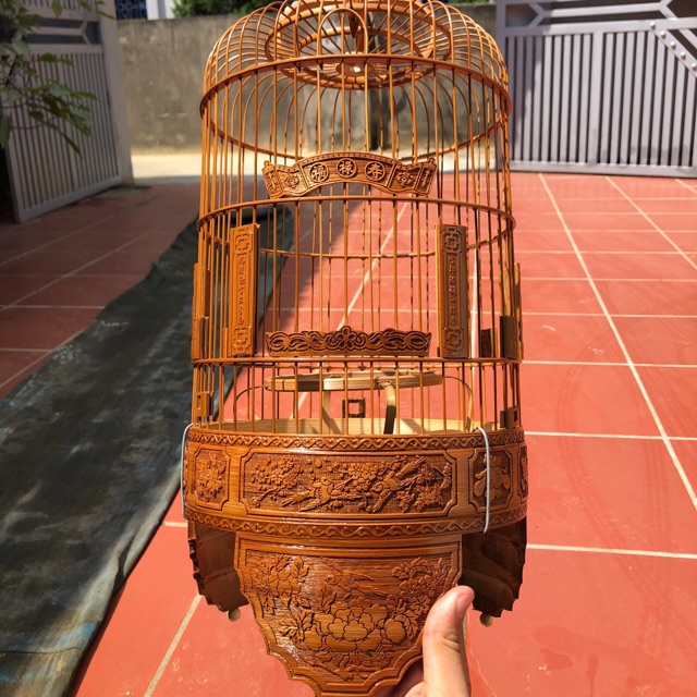 Lồng khuyên đục chim hoa laze