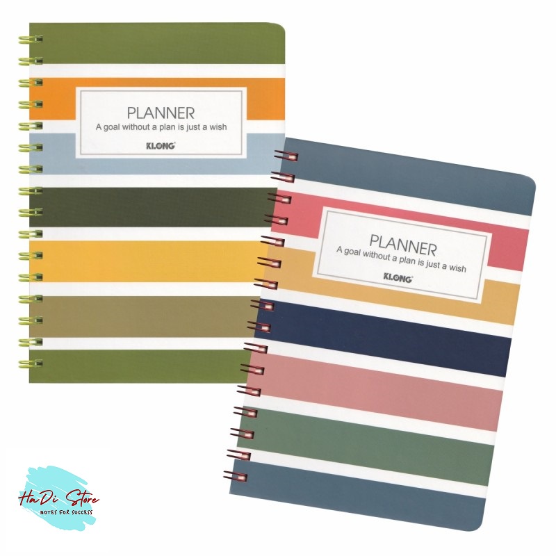 [HADI] KLONG Sổ lò xo PLANNER size A5 - 100 tờ (MS:945)