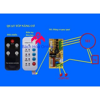 Vỉ mạch điều khiển quạt v2