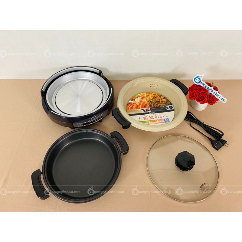 Nồi lẩu điện Zojirushi EP-RD20-TA - Hàng nội địa Nhật - Mới 100% - Bảo hành điện tử 12 tháng