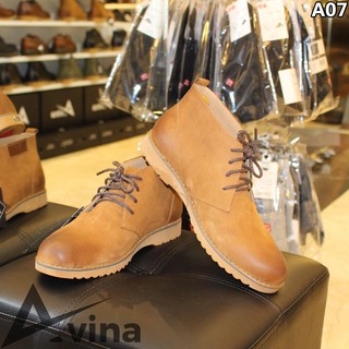 Giày nam da bò lộn thật avina a 07