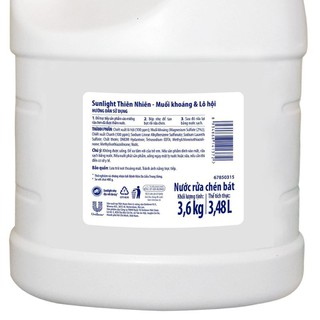 NƯỚC RỬA CHÉN SUNLIGHT THIÊN NHIÊN 3,6KG