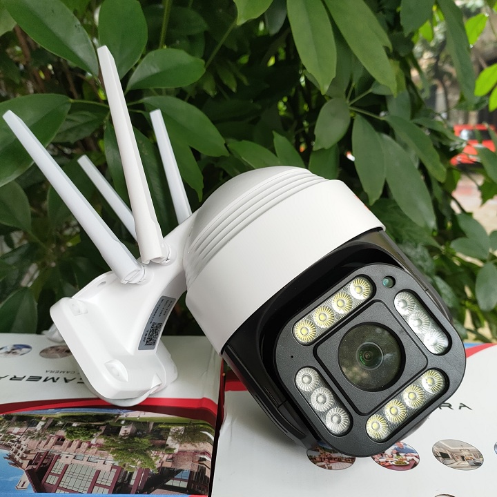 Camera ngoài trời yoosee Ptz 14led quay quét 360 đàm thoại 2 chiều, chịu nắng mưa, có màu ban đêm