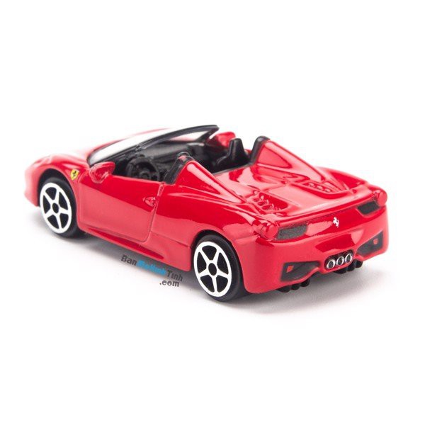 Mô hình siêu xe Ferrari 458 Spider 1:64 Bburago Red