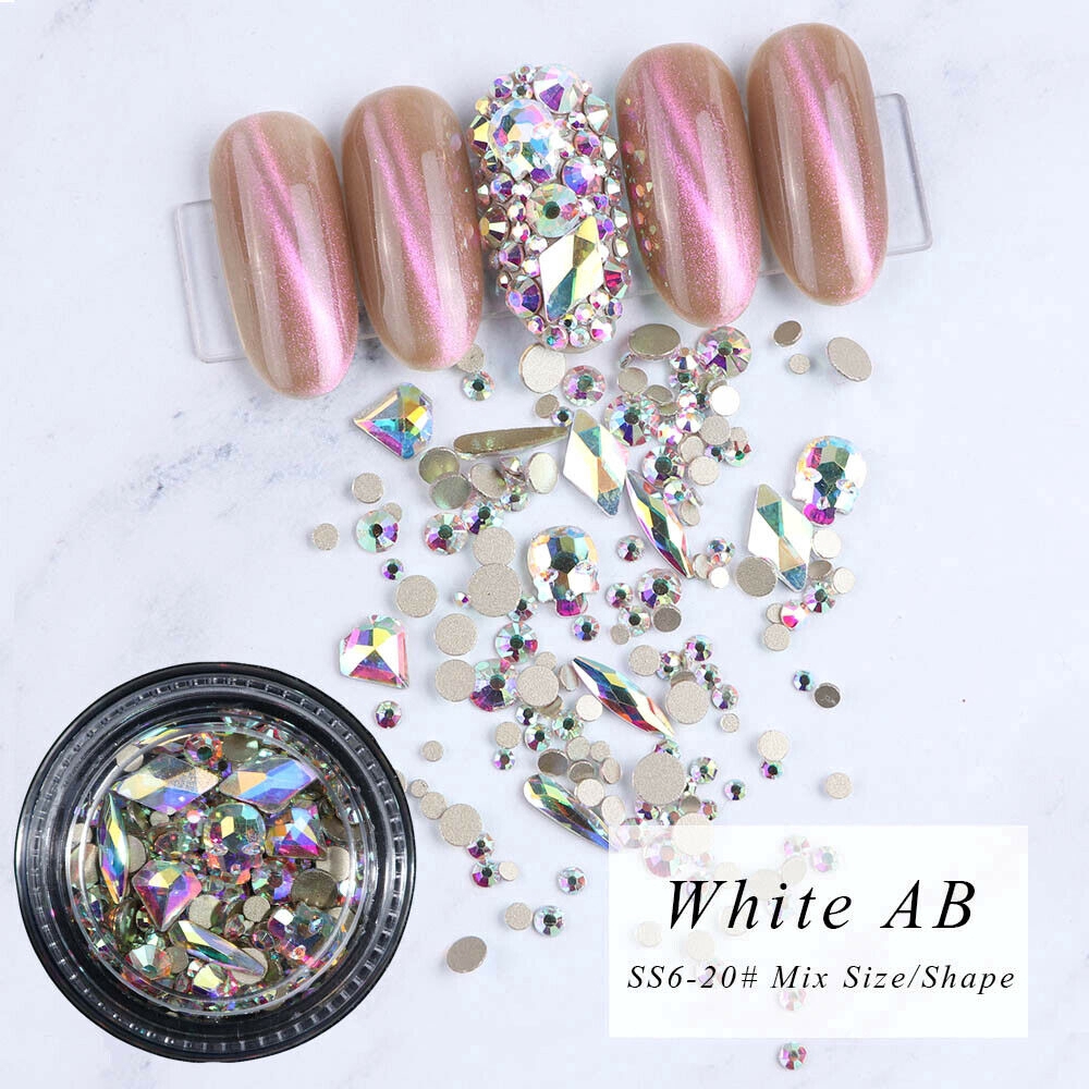 Hạt pha lê 3D đính móng trang trí nghệ thuật cho nữ