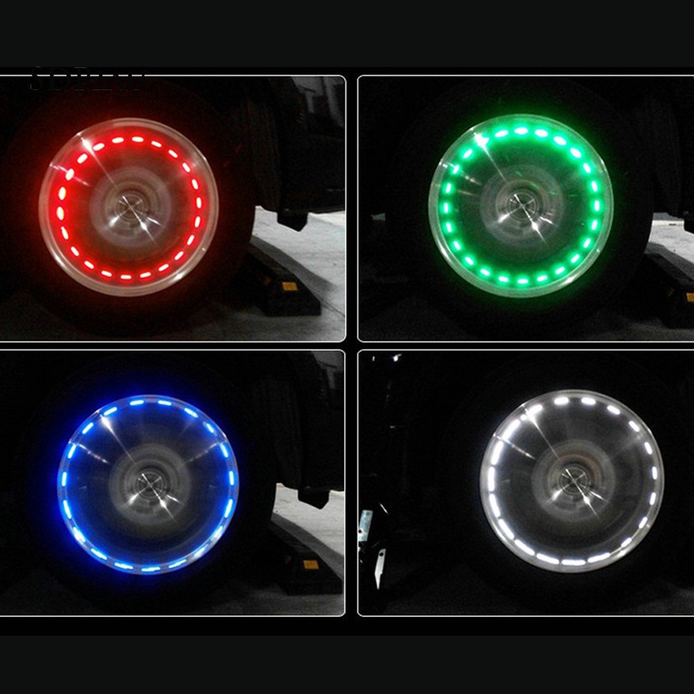 Đèn LED trang trí bánh xe hơi sử dụng năng lượng mặt trời
