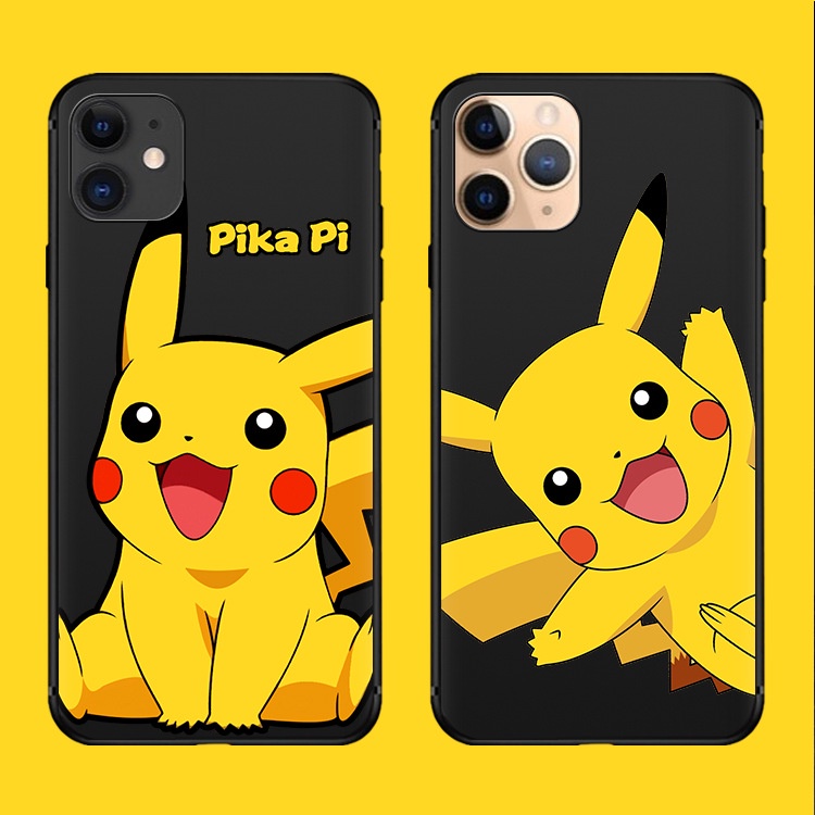 Ốp Điện Thoại Chống Sốc In Hình Pikachu Cho Iphone 13 Pro 11 Pro Max Xr 6s 7 8 Plus 12 Mini 14 Pro Xs Max
