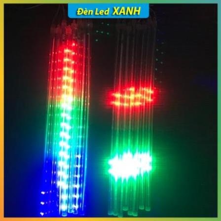 BỘ ĐÈN LED SAO BĂNG ĐỦ MÀU 8 ỐNG 50 CM - HIỆU ỨNG GIỌT NƯỚC