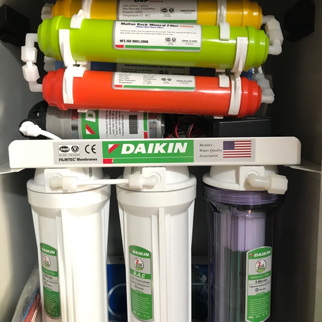 Máy lọc nước DK 9 cấp lọc mới 98% ko tủ