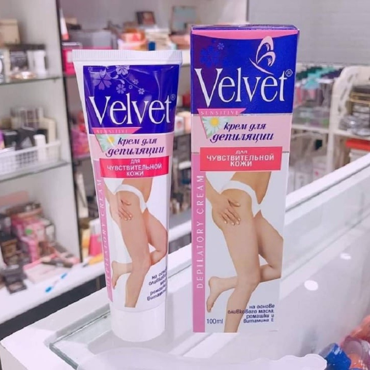 ✅[CHÍNH HÃNG] Kem Tẩy Lông Velvet Nga 100ml