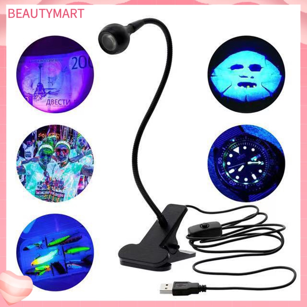 Đèn LED Tia Cực Tím Mini Để Bàn Nhỏ Gọn Đơn Giản