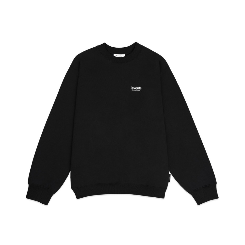Áo Thu Đông nỉ bông Unisex nam nữ form rộng,Sweater Hoodie Levents Basic/ Black (Nmoi4)