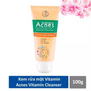 Kem Rửa Mặt Acnes Vitamin Cleanser