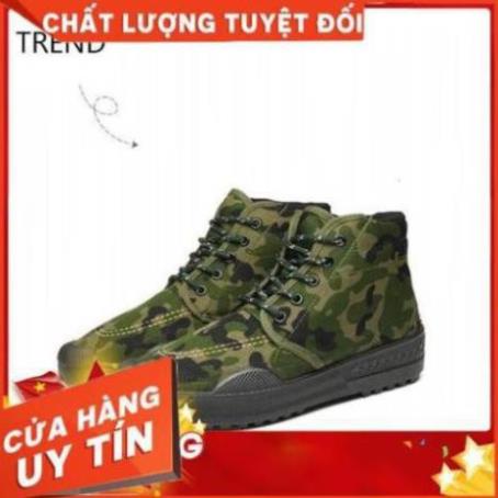 Giày Phượt Lính Ngụy Leo Núi - Cổ Cao - Hàng nhập khẩu ️🥇 mới ) ^