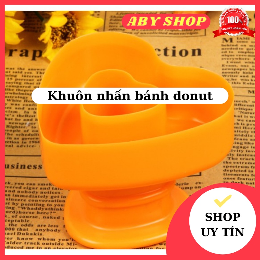 Khuôn nhấn bánh donut ⚡ HÀNG LOẠI 1 ⚡ khuôn bánh donut giúp bạn dễ dàng làm ra chiếc bánh thơm ngon hấp dẫn