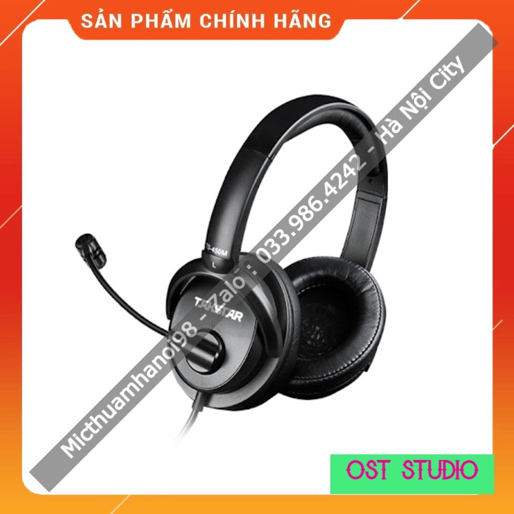 Tai Nghe Kiểm Âm Takstar TS-450M Gaming Có Mic , Độ Nhạy Cao , Kiểm Âm Cực Tốt .Dây Dài 2 Mét , Độ Bền Cực Cao