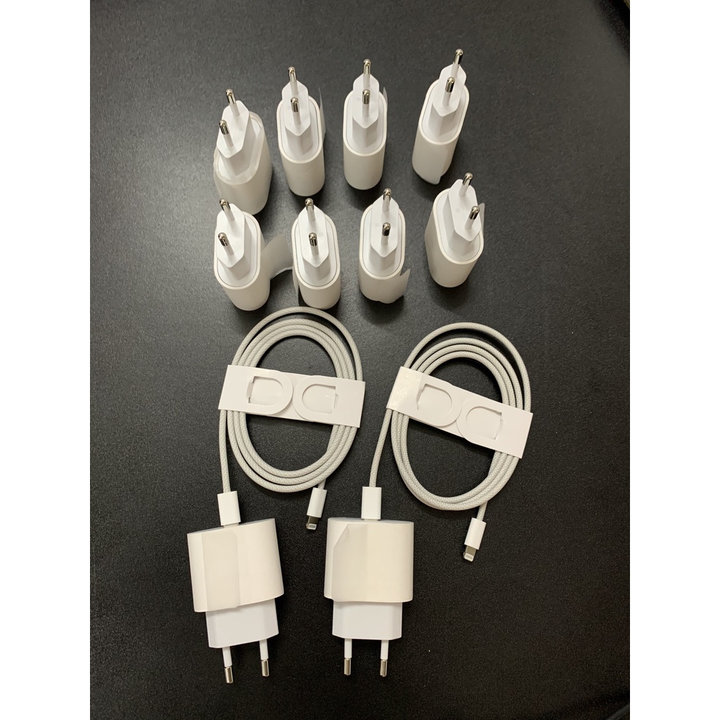 Sạc nhanh cho iphone pd 20W sac USB-C To Lightning + Cáp bọc dù chất lượng cao (Hỗ Trợ Công Suất cực cao)
