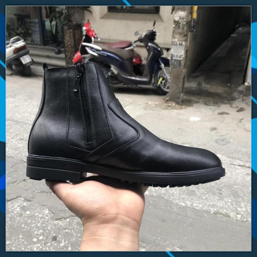 Tết Xả Mới - Giày Chelsea Boot da bò nguyên tấm khóa 2H - 55 AL6 * . ' # ་ : 🌸 . )