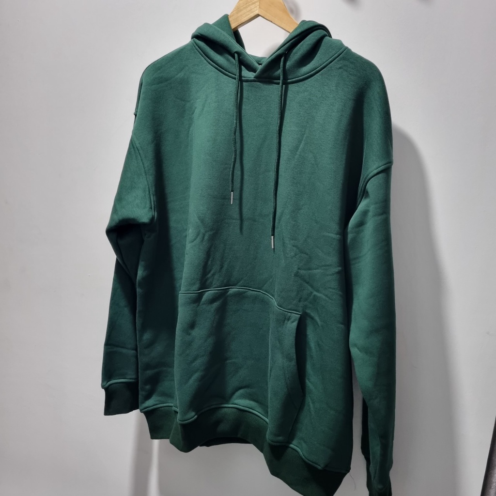 Áo khoác hoodie nam size lớn, bigsize 90 - 130kg - màu xanh rêu trend