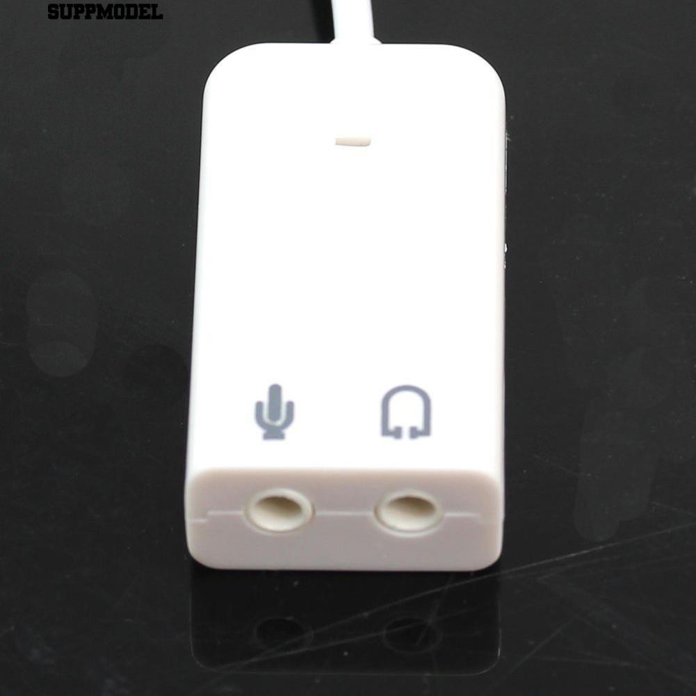 Bộ chuyển đổi thẻ âm thanh USB ngoài kênh ảo 7.1 cho PC Laptop USB 2.0 | BigBuy360 - bigbuy360.vn