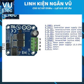 Module Điều Khiển Động Cơ BTS7960 43A