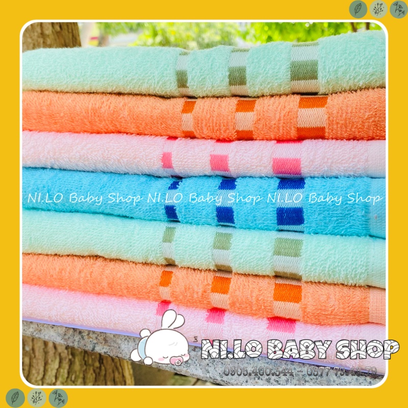 Khăn tắm Hải Cẩu | Khăn quấn cho bé | Khăn tắm cho bé 100% Cotton 50x100cm (nhiều màu)