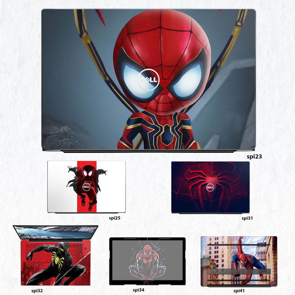 Skin dán Laptop Dell in hình người nhện Spiderman nhiều mẫu 2 (inbox mã máy cho Shop)