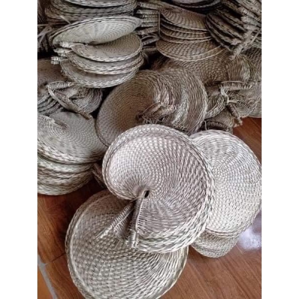 Quạt nan lá cọ, mây tre đan cầm tay truyền thống hanmade , trang trí tết , decor phòng l