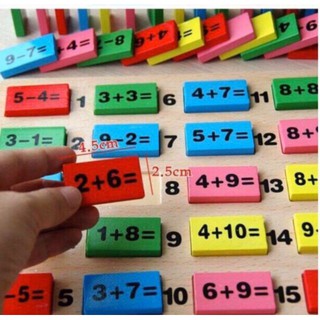 DOMINO TOÁN SỐ BẰNG GỖ