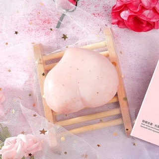 Xà bông trái đào giảm thâm mông (tặng 1 túi lưới tạo bọt)