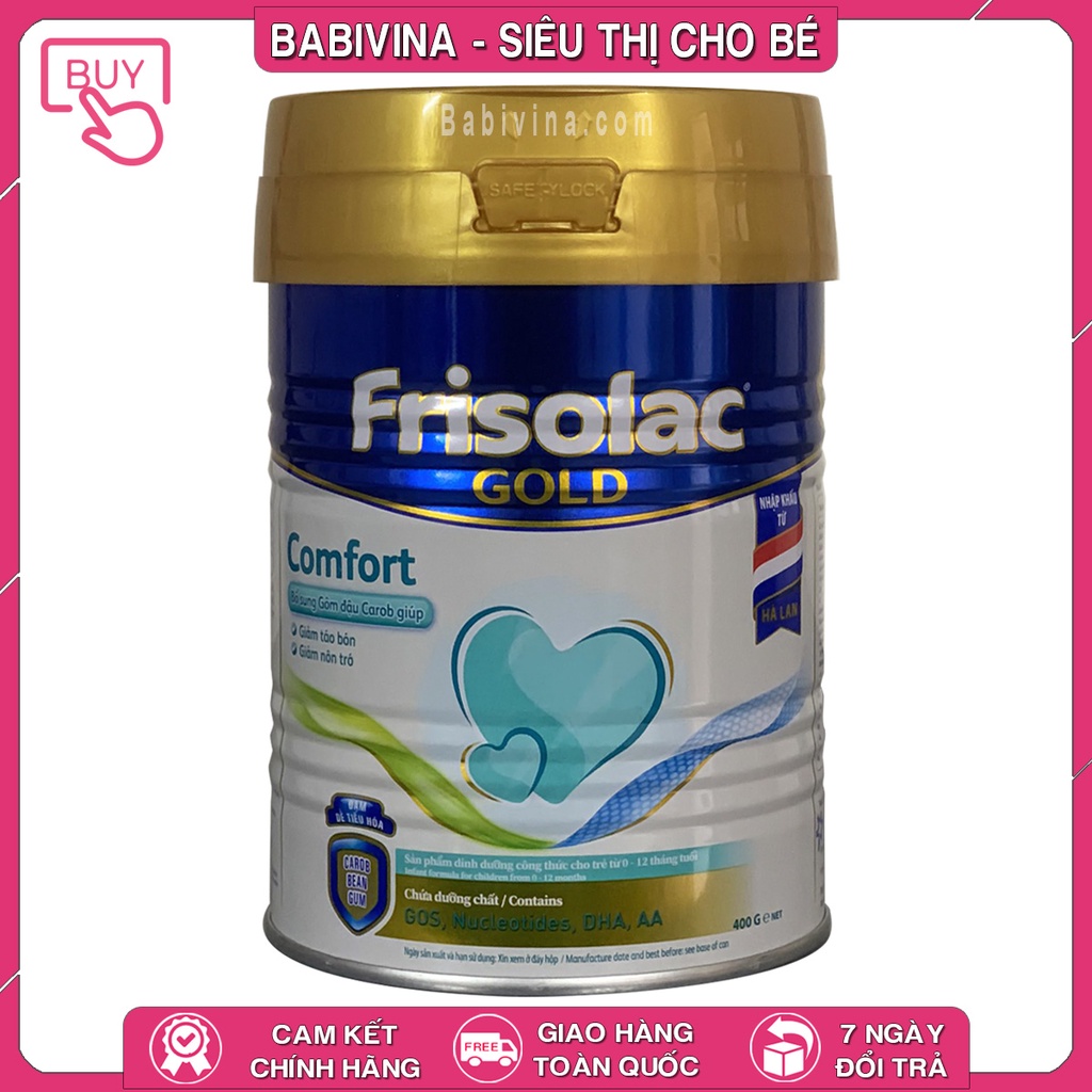 [CHÍNH HÃNG] Sữa Bột Frisolac Gold Comfort 400G | Date Mới Nhất - Giá Tốt Nhất | Babivina