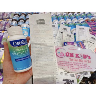 Canxi ostelin vitamin - Bổ sung Canxi ( hàng air chemist)