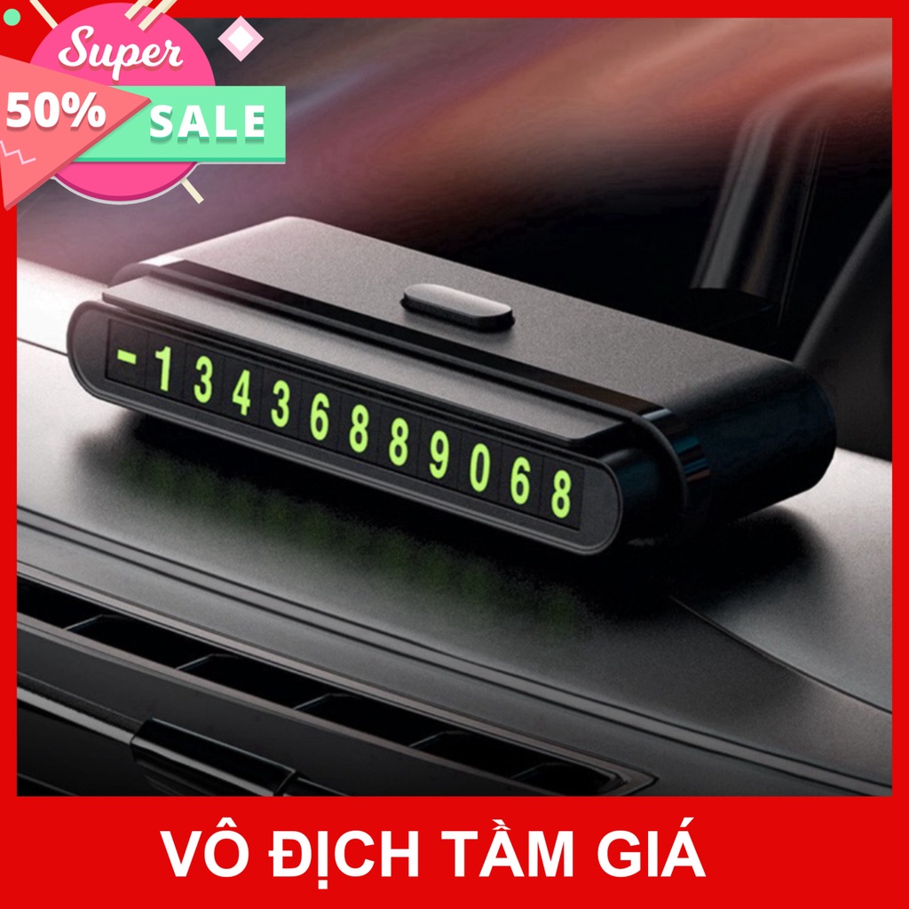 (Sale) Bảng Ghi Số Điện Thoại Gắn Taplo Xe Hơi Thông Minh HOCO CPH19. Ẩn/Hiện Số Điện Thoại Chỉ Với 1 Cái Nhấ TGPK8999
