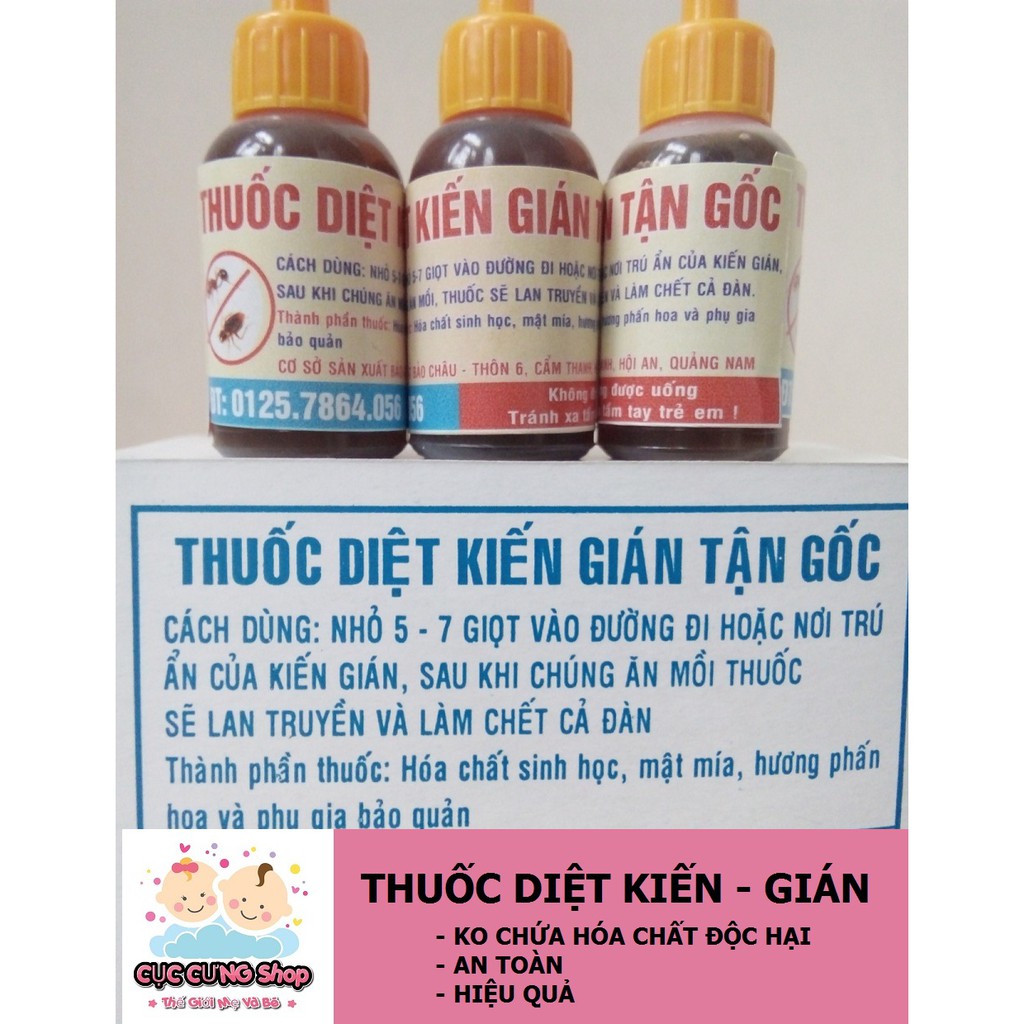 Thuốc Diệt Kiến Sinh Học - Diệt Gián Tận Gốc