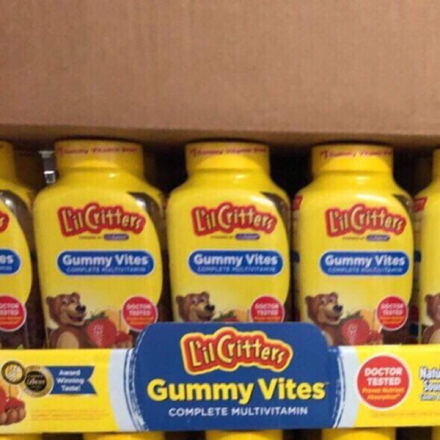 Gummy Vites-Kẹo dẻo vitamin và khoáng chất cho bé, hộp 300 viên