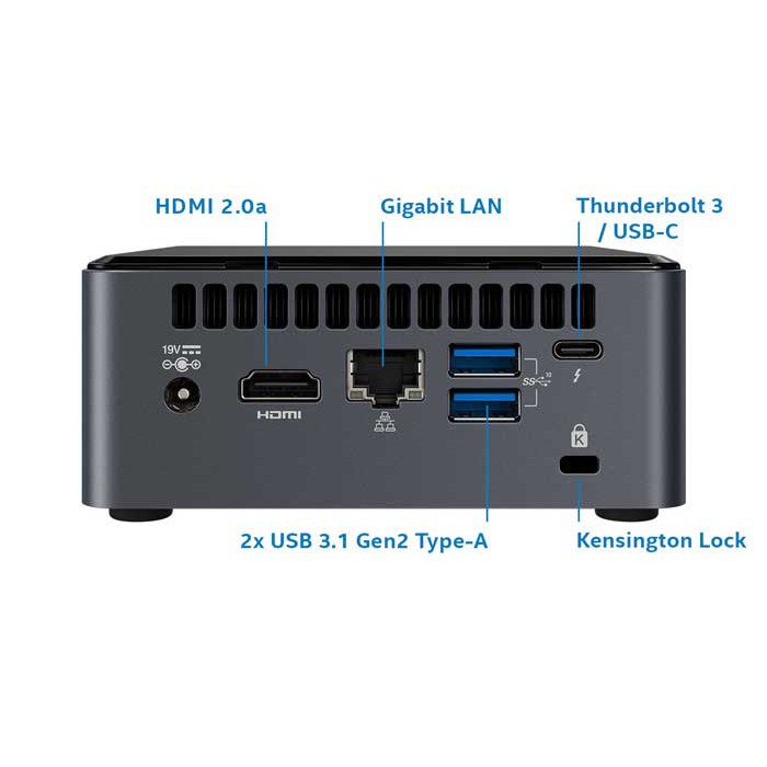 Máy tính (Mini PC - Bare Bone) Intel NUC 10 Performance kit - NUC10i3FNH (i3-10110U) (BXNUC10i3FNH2) - PCINTEL06 | BigBuy360 - bigbuy360.vn