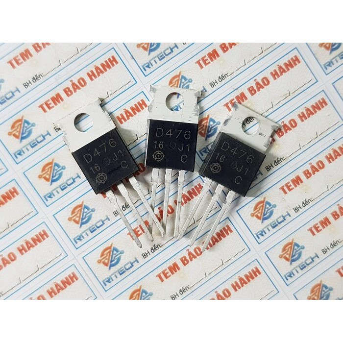 [Combo 5 chiếc] D476, 2SD476 Transistor NPN 50V-4A TO-220C
