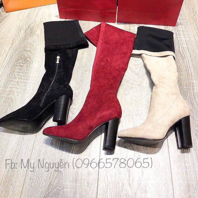 Boots da lộn 9p remy store( Meiishop nick phụ)